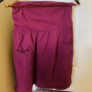 Purple knee length skirt from Nordstrom